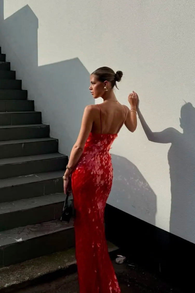 KAILANI | Pailletten-Maxikleid