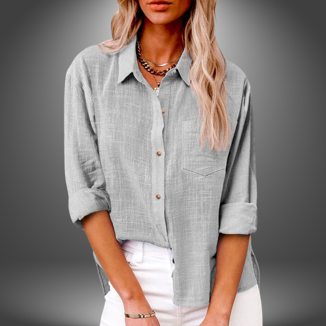 EVELIA | ELEGANTE LEINENBLUSE FÜR JEDEN TAG