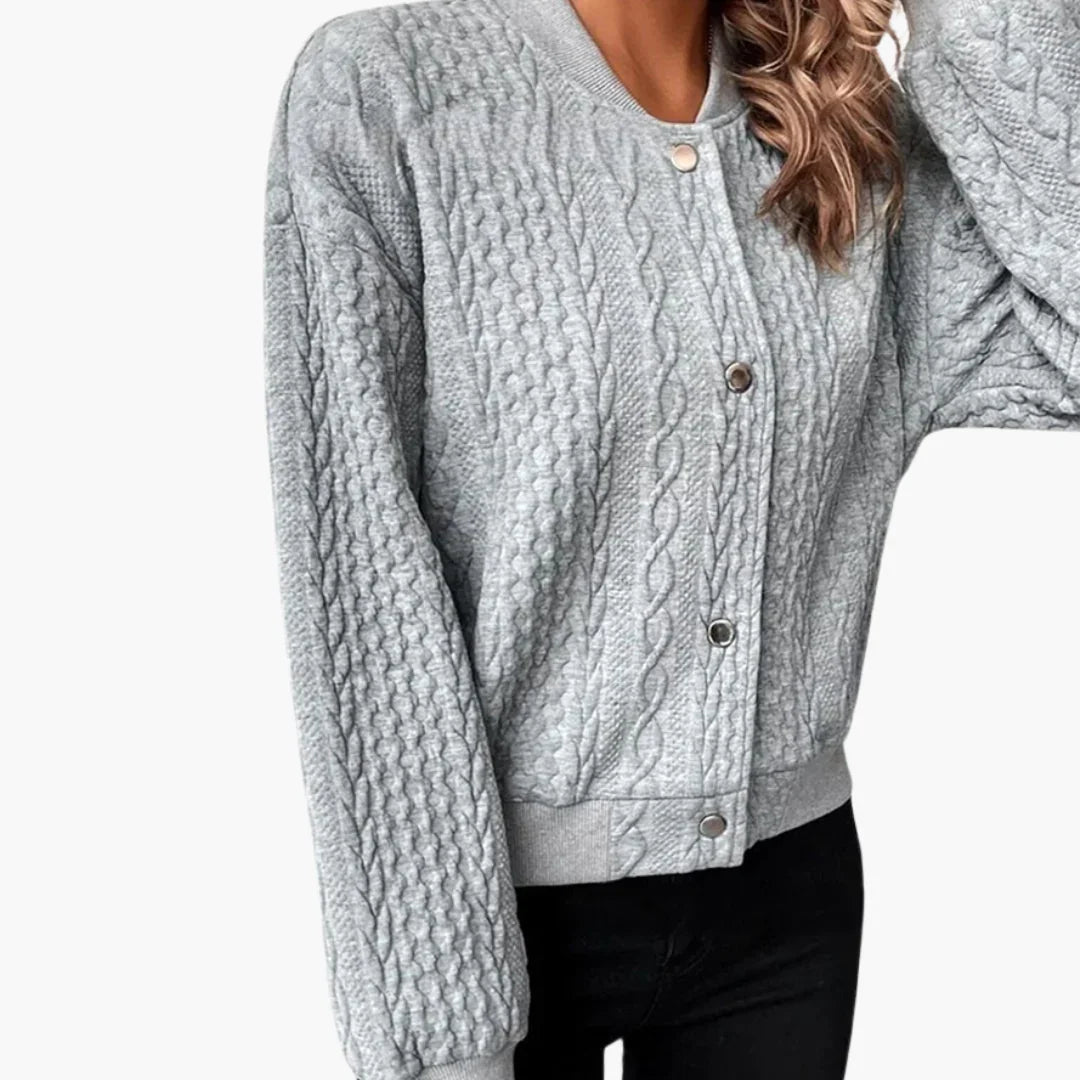 ELINE | Langer Strickcardigan