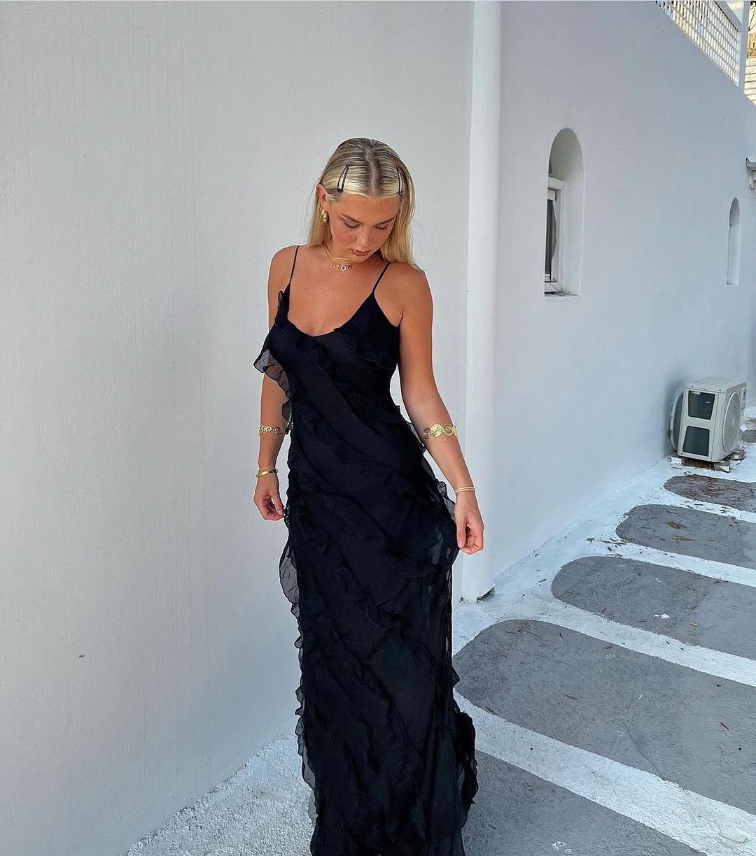 ZARA | Kleid mit Rüschen