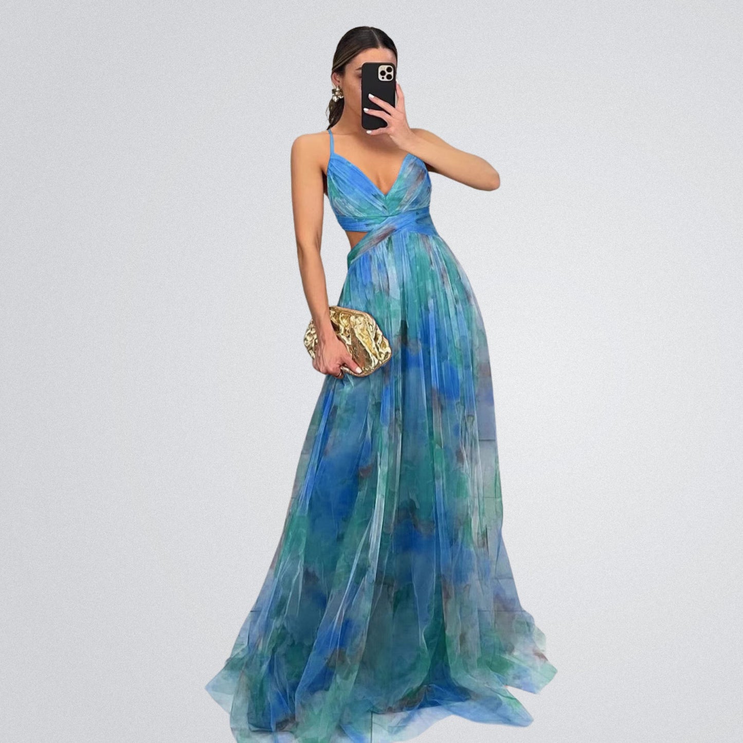 VERITY | Maxikleid mit Blumenprint