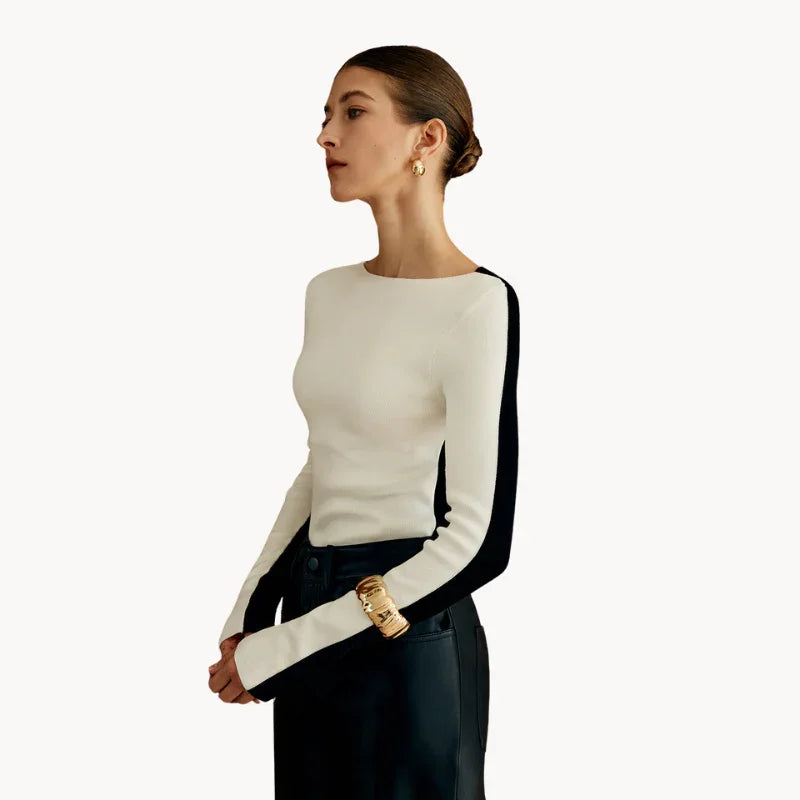 EMMA | Farbblock Stricktop