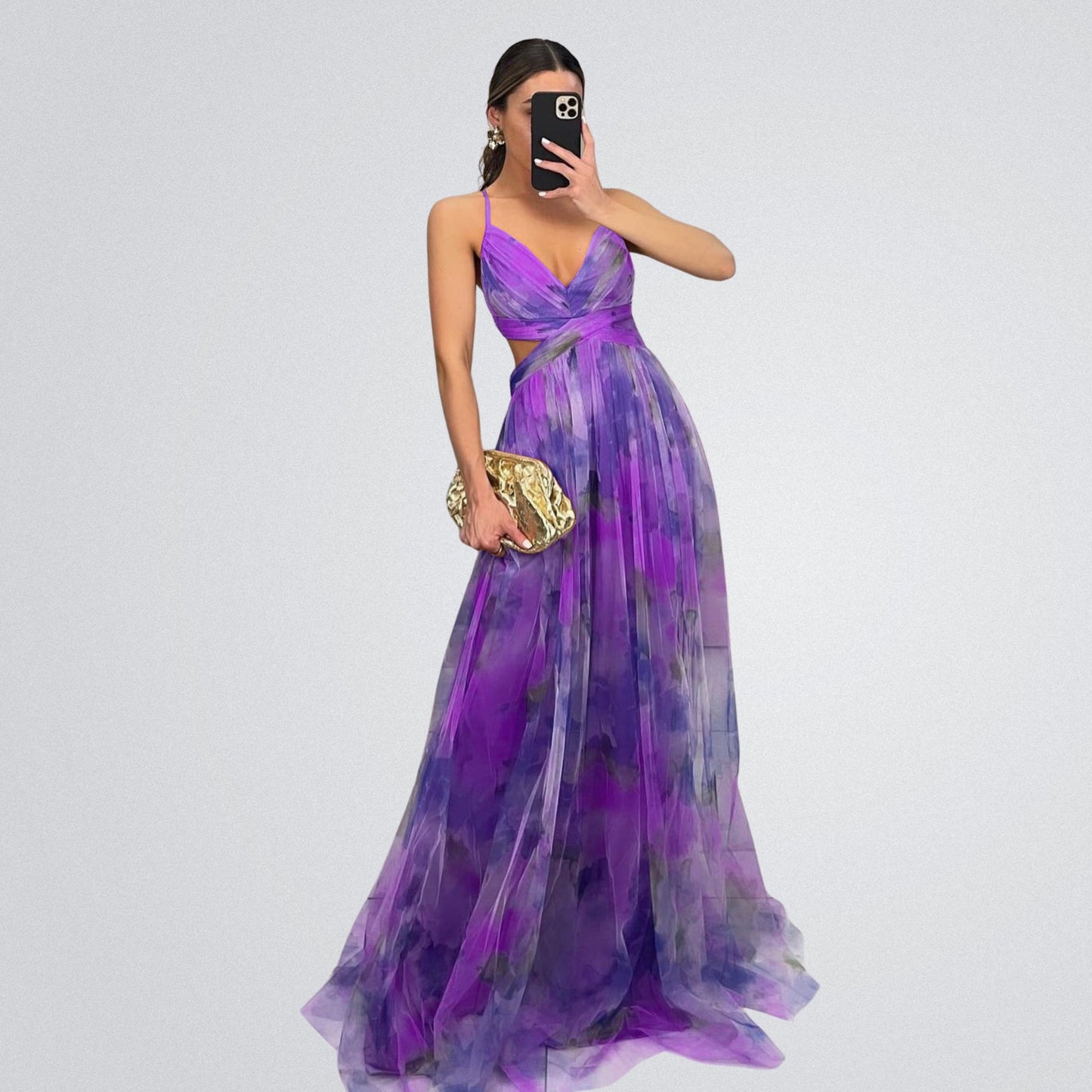 VERITY | Maxikleid mit Blumenprint
