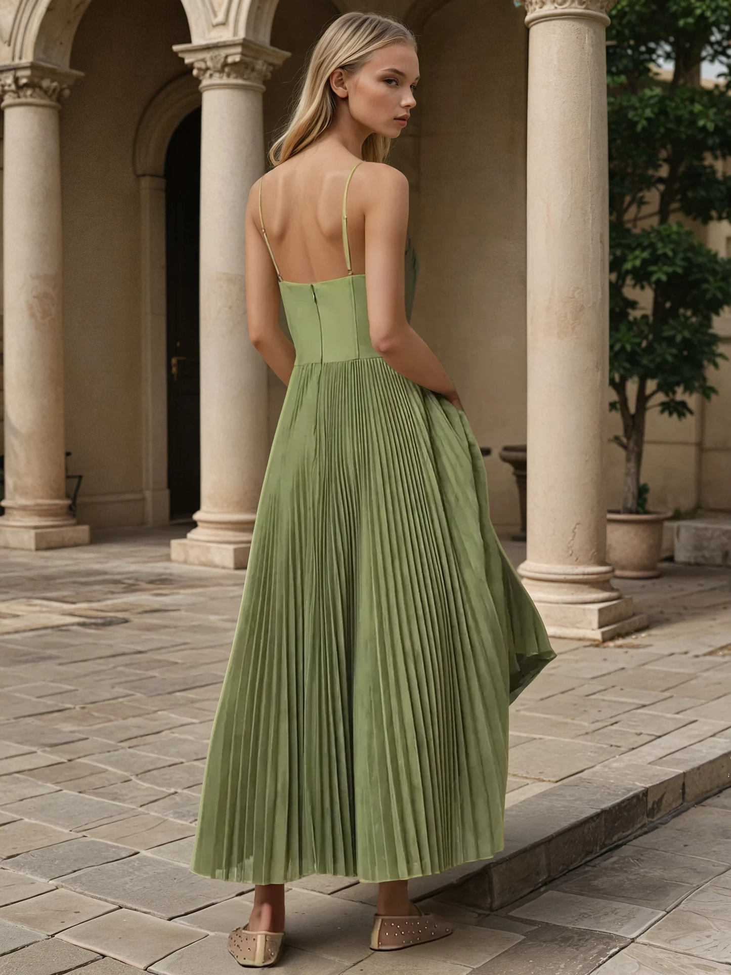 Hayley | Bustier-Midikleid ohne Ärmel