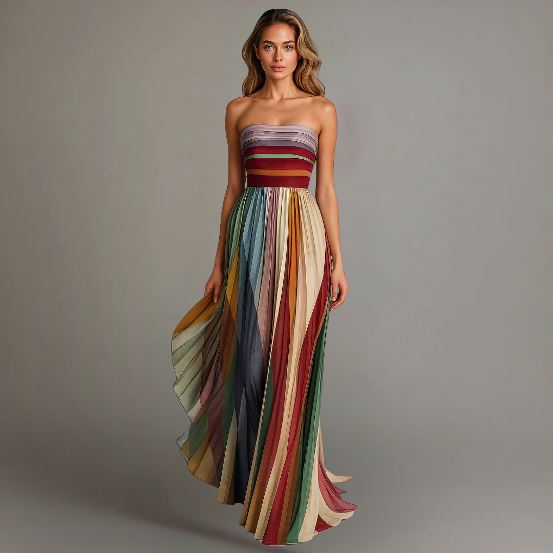 FIORELLA | Elegantes, Kleid in ausdrucksstarken Farben