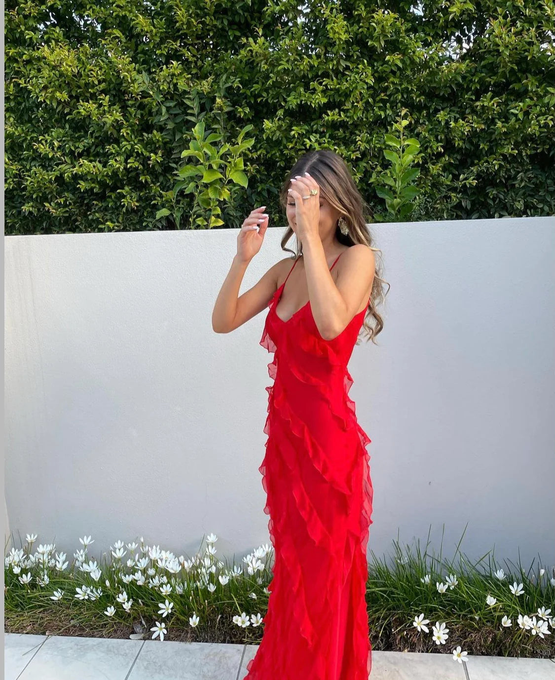 ZARA | Kleid mit Rüschen