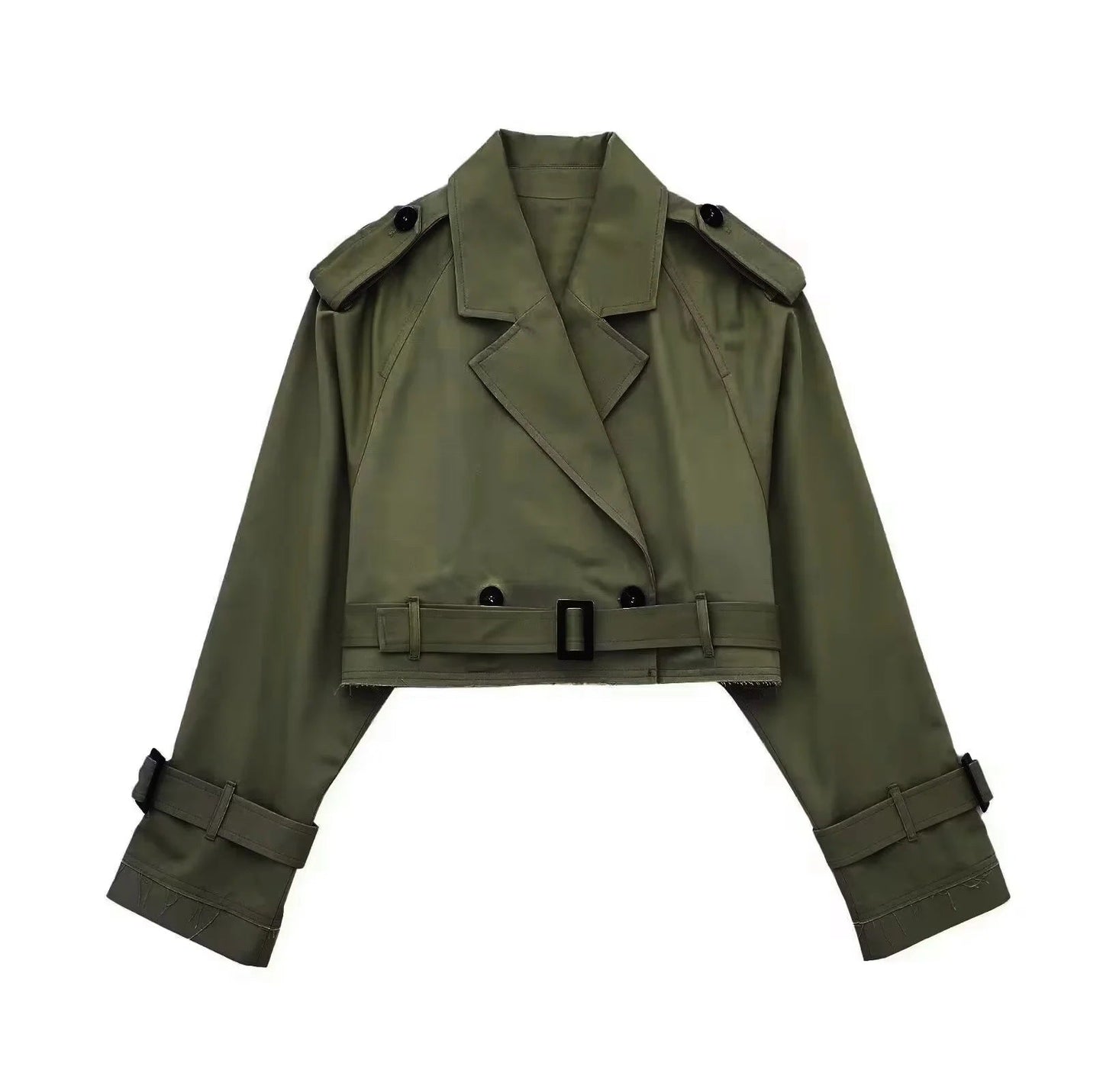 Lylah | Kurzer Trenchcoat mit Gürtel
