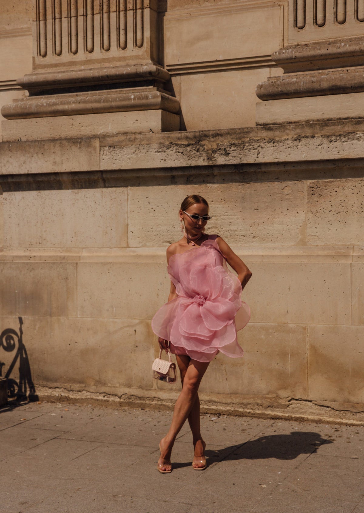 BIANCA | Minikleid mit One-Shoulder-Träger und Blumenmuster