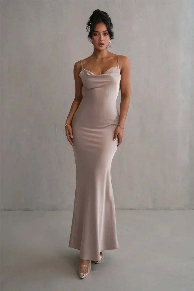 CASSIANE | Satin Blumen Kleid