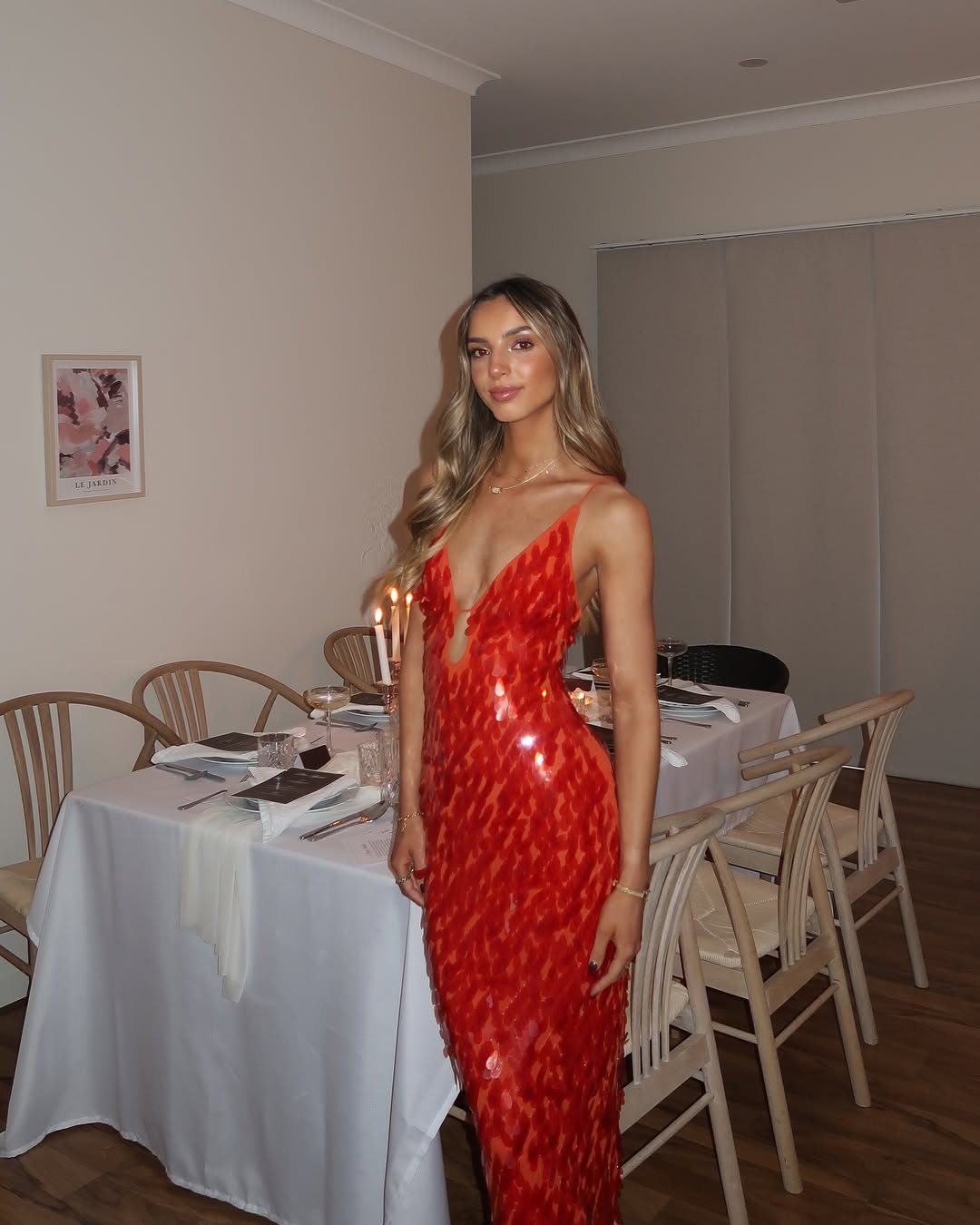 KAILANI | Pailletten-Maxikleid