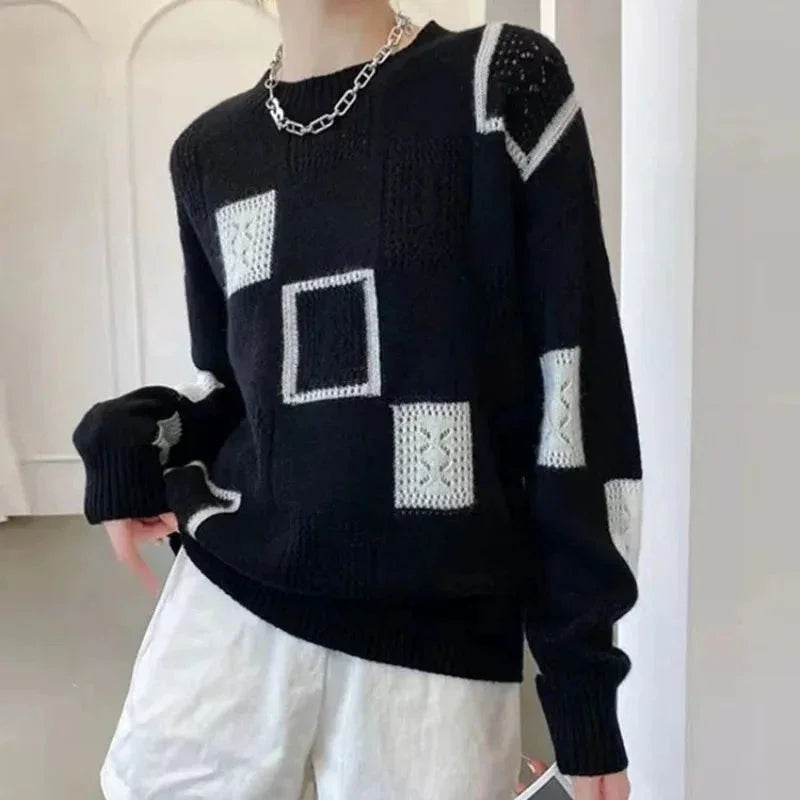 JULE | Patchwork Strickpullover