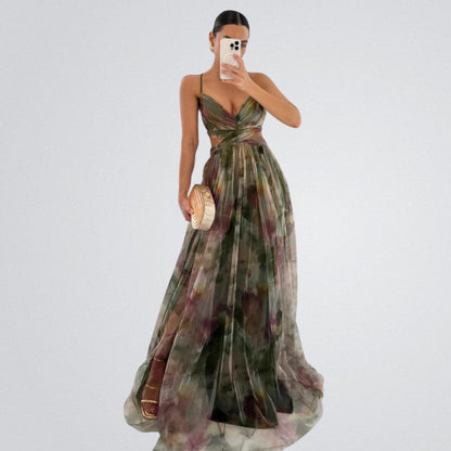 VERITY | Maxikleid mit Blumenprint