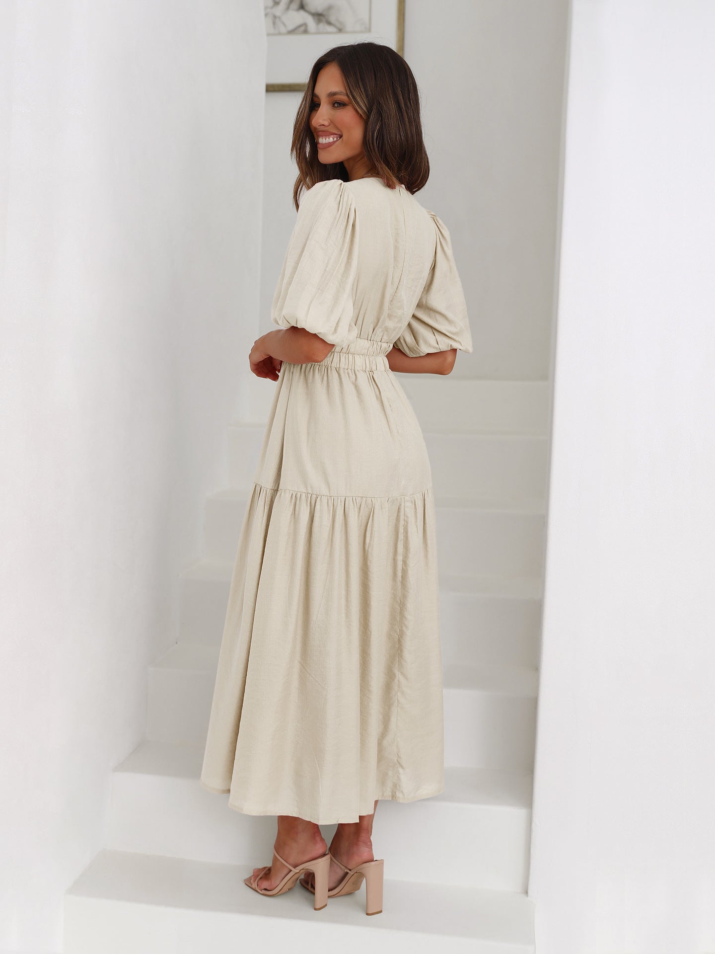 Bethany | Kleid mit Puffärmeln