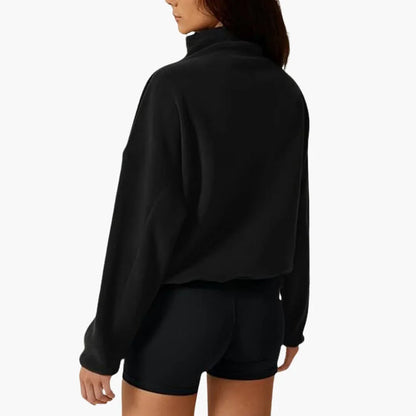 LOTTA | Halb-Zip Fleece-Sweatshirt