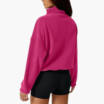 LOTTA | Halb-Zip Fleece-Sweatshirt