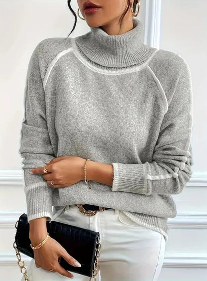 RUTH | Gerippter Rollkragenpullover