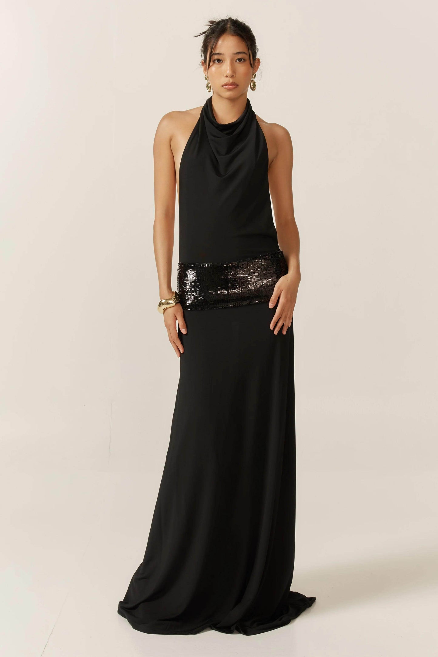 JOANNA | Neckholder-Kleid ohne Rücken