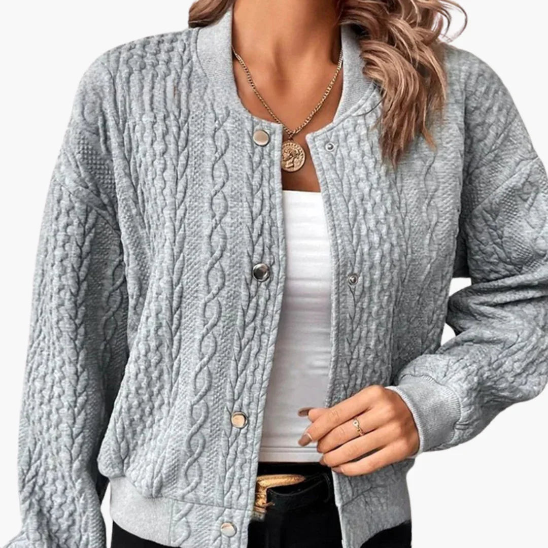 ELINE | Langer Strickcardigan