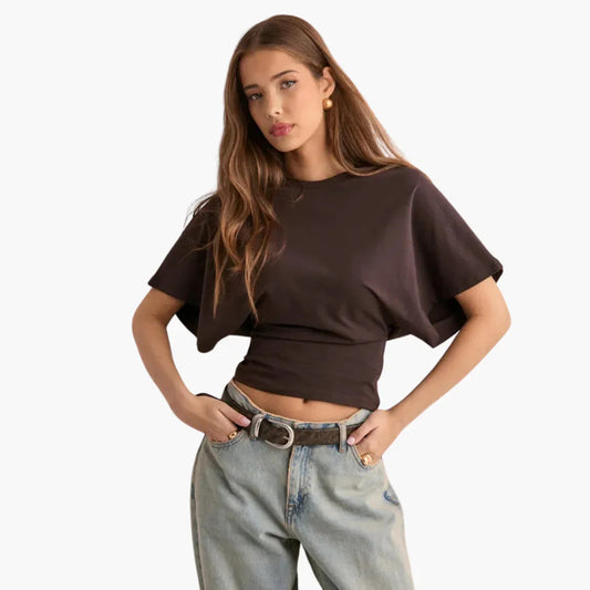 Weite Ärmel T-Shirt für Damen