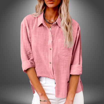 EVELIA | ELEGANTE LEINENBLUSE FÜR JEDEN TAG
