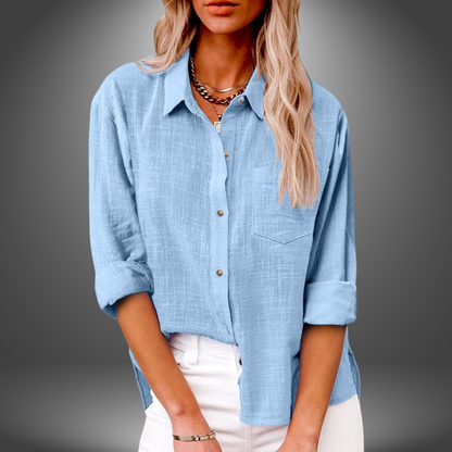 EVELIA | ELEGANTE LEINENBLUSE FÜR JEDEN TAG