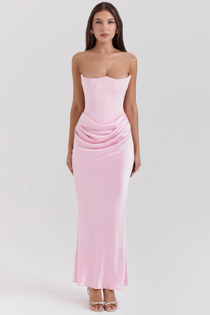 Tessa | Trägerloses Maxikleid