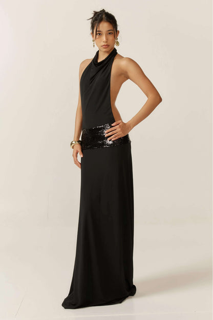 JOANNA | Neckholder-Kleid ohne Rücken