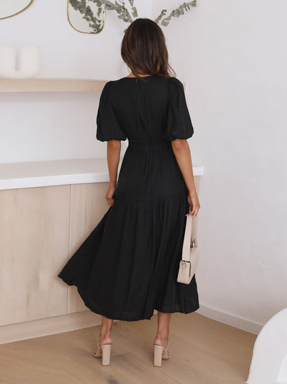 Bethany | Kleid mit Puffärmeln