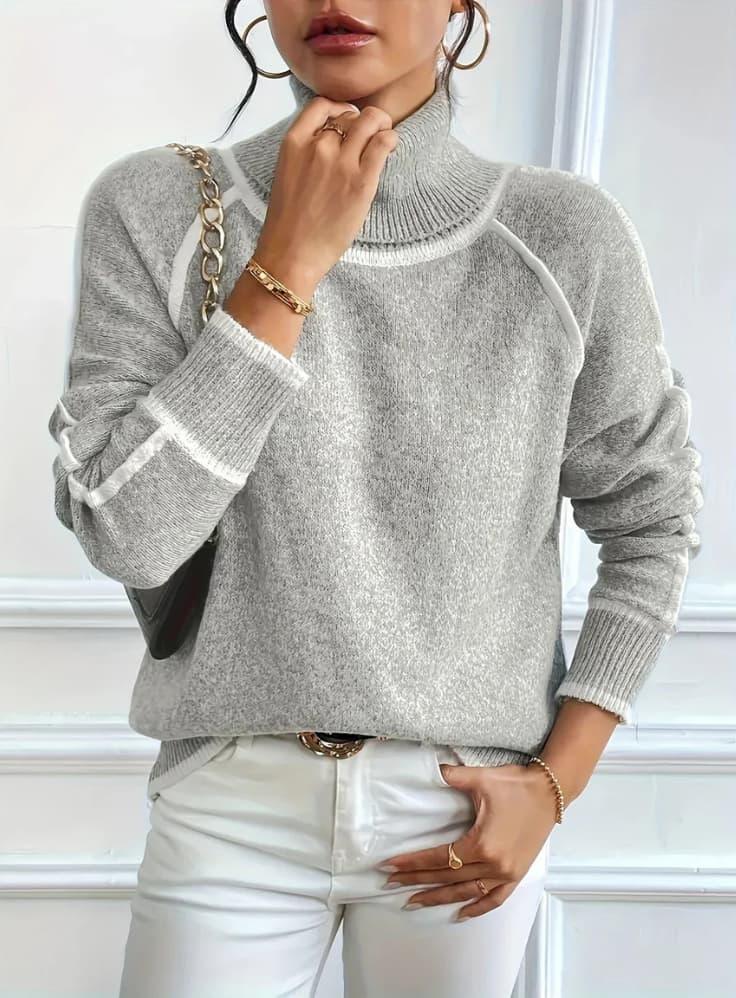 RUTH | Gerippter Rollkragenpullover