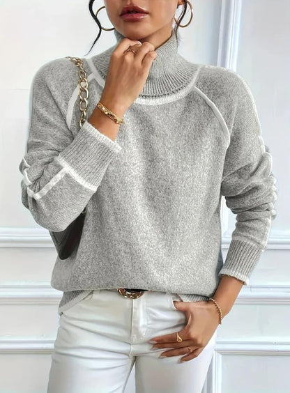 RUTH | Gerippter Rollkragenpullover