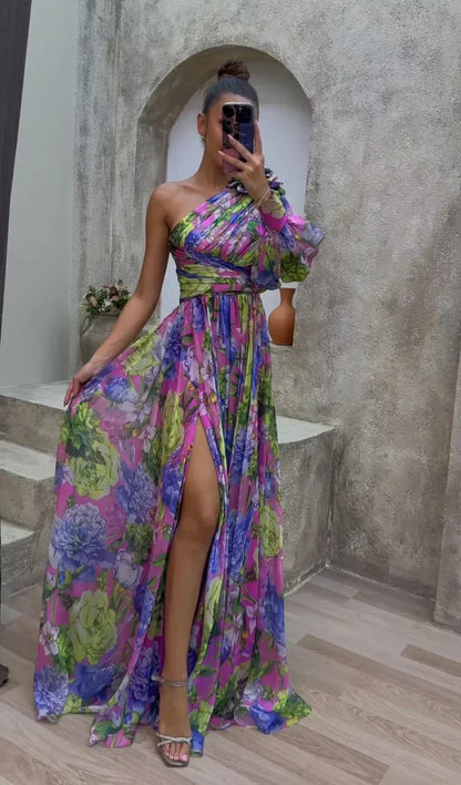 Paige | Atemberaubendes fließendes Kleid