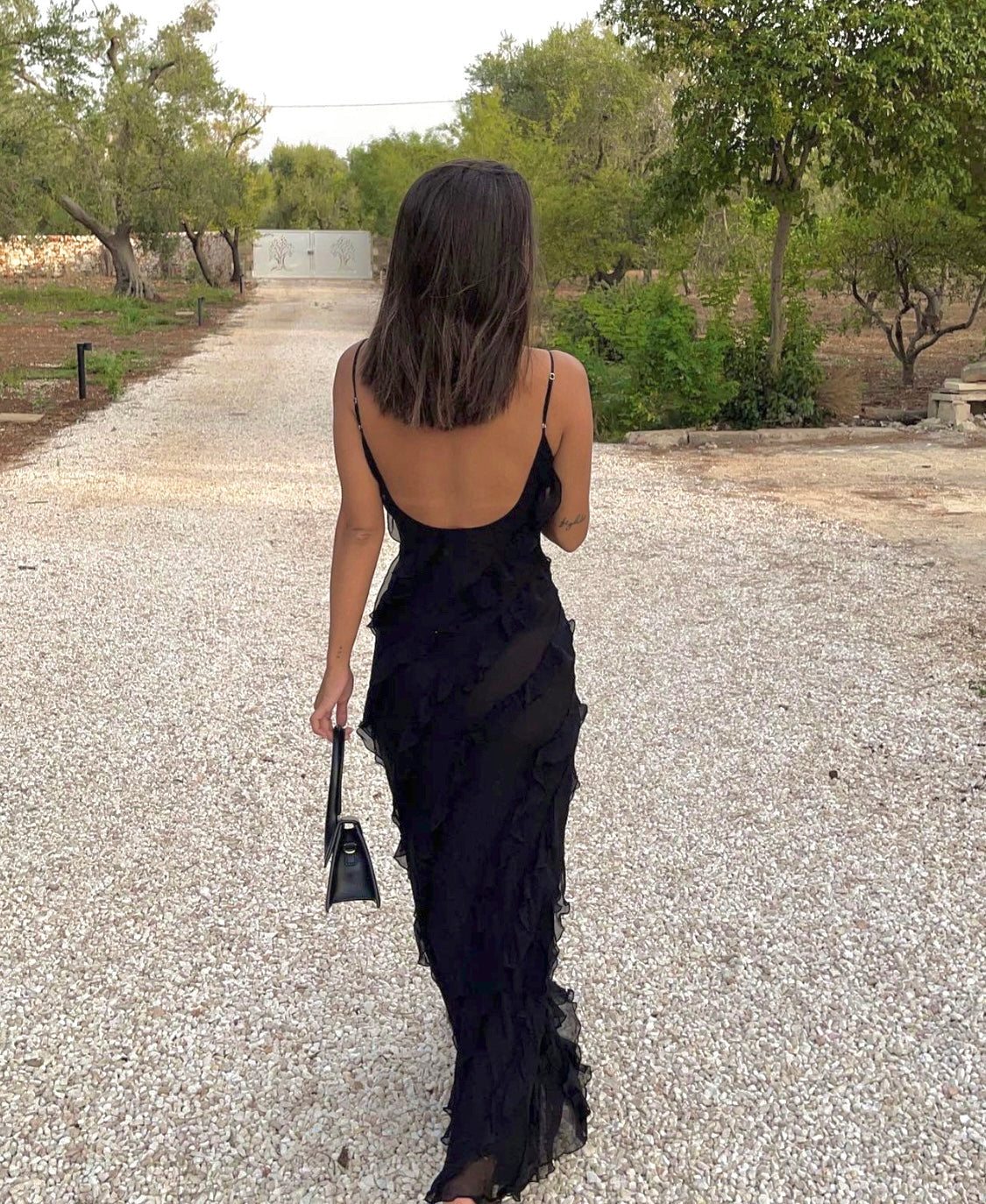 ZARA | Kleid mit Rüschen