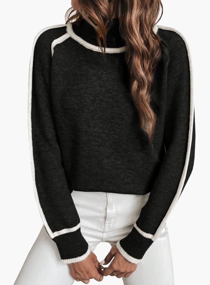 RUTH | Gerippter Rollkragenpullover