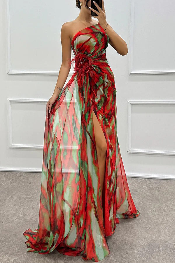 Mavis | Lebhaftes Maxikleid