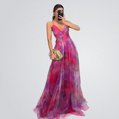VERITY | Maxikleid mit Blumenprint