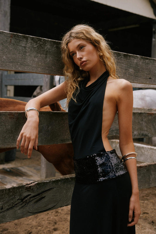 JOANNA | Neckholder-Kleid ohne Rücken