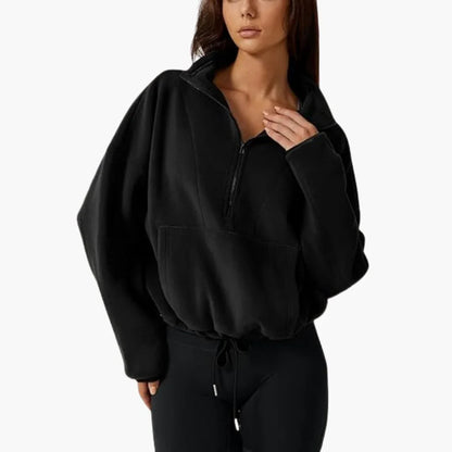 LOTTA | Halb-Zip Fleece-Sweatshirt