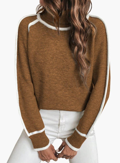 RUTH | Gerippter Rollkragenpullover