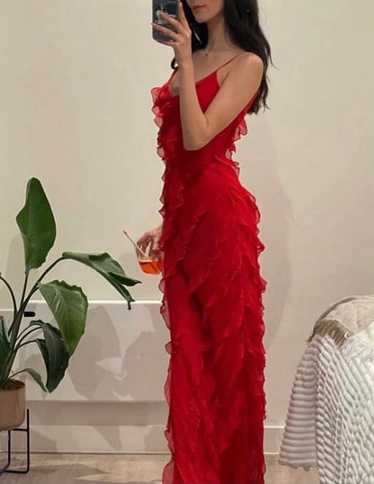 ZARA | Kleid mit Rüschen