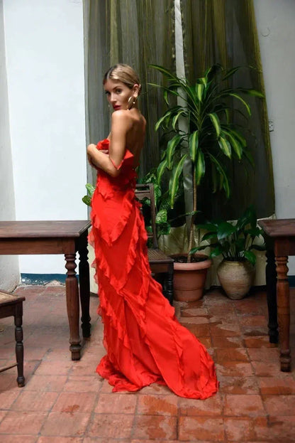 ZARA | Kleid mit Rüschen