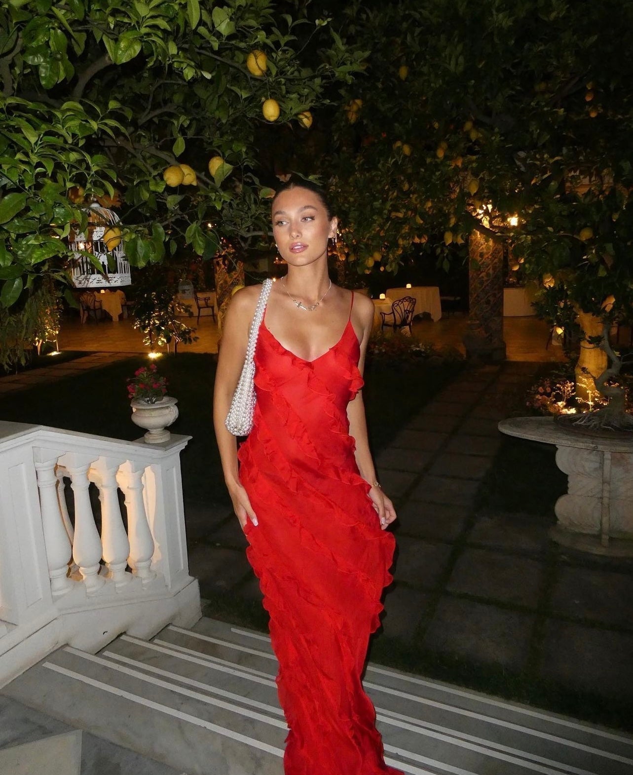 ZARA | Kleid mit Rüschen