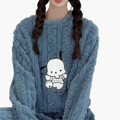 TEDDY | Fleece Schlafanzug Set