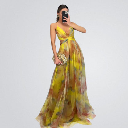 VERITY | Maxikleid mit Blumenprint