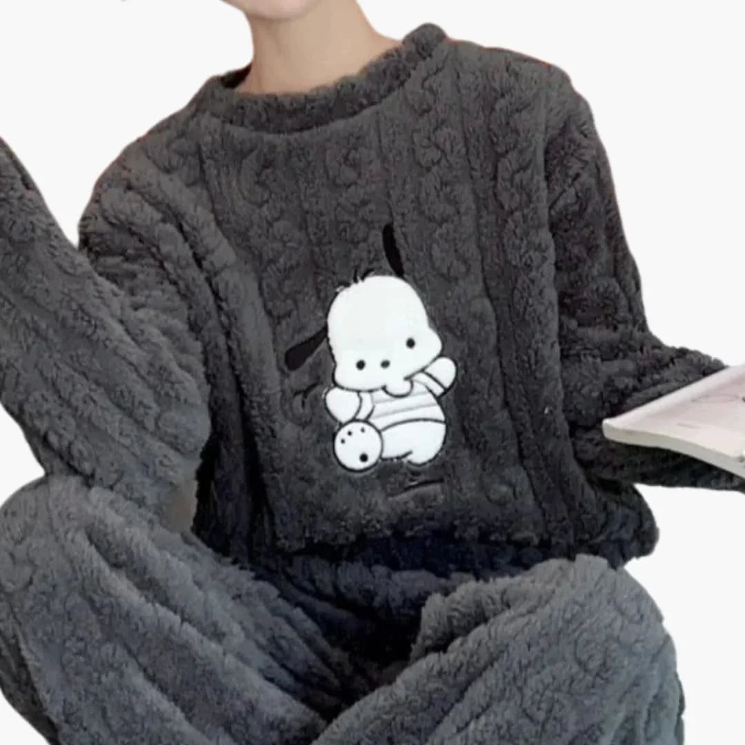 TEDDY | Fleece Schlafanzug Set