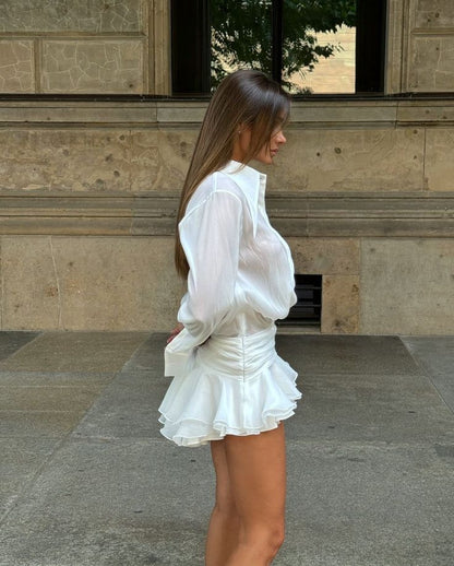 BRYNLEE | Plissiertes Minikleid
