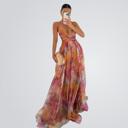 VERITY | Maxikleid mit Blumenprint