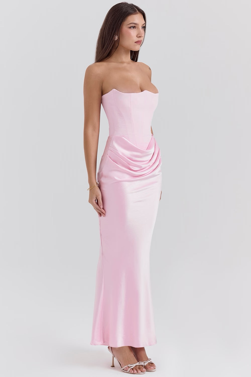 Tessa | Trägerloses Maxikleid