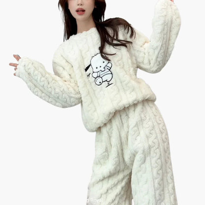 TEDDY | Fleece Schlafanzug Set