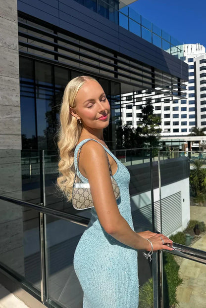 ELSIE | Ärmelloses Maxikleid