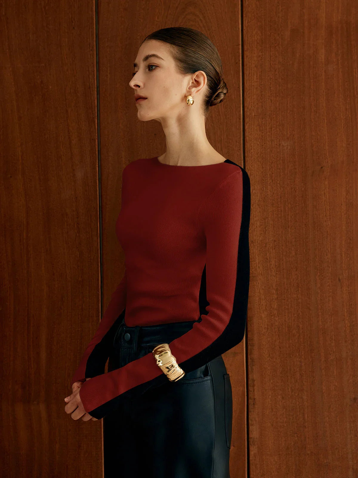 EMMA | Farbblock Stricktop